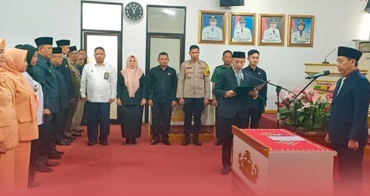 Lantik Suaidi jadi Pj. Sekda, Begini Pesan dan Instruksi Pj. Bupati Tanggamus