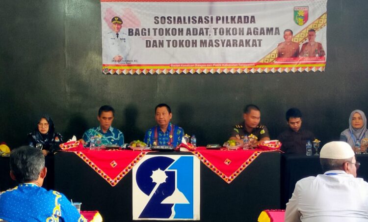 Pj Sekda Tanggamus Buka Sosialisasi Pilkada terhadap Tokoh Adat, Agama, dan Masyarakat