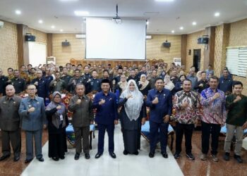 Hari Pertama Berkantor, Bupati Pringsewu Pimpin Rakor Bulanan