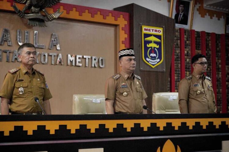 Pimpin Rakor Bulanan, Walikota Metro Tekankan OPD Soal Perbaikan Jalan dan Penanganan Banjir