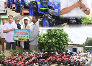 Tepati Janji Politik Hanan A Rozak serahkan Bantuan Puluhan Alsinta Di Tubaba