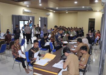 103 Peserta Ikuti Seleksi Administrasi Awal Penerimaan Polri di Polres Pringsewu