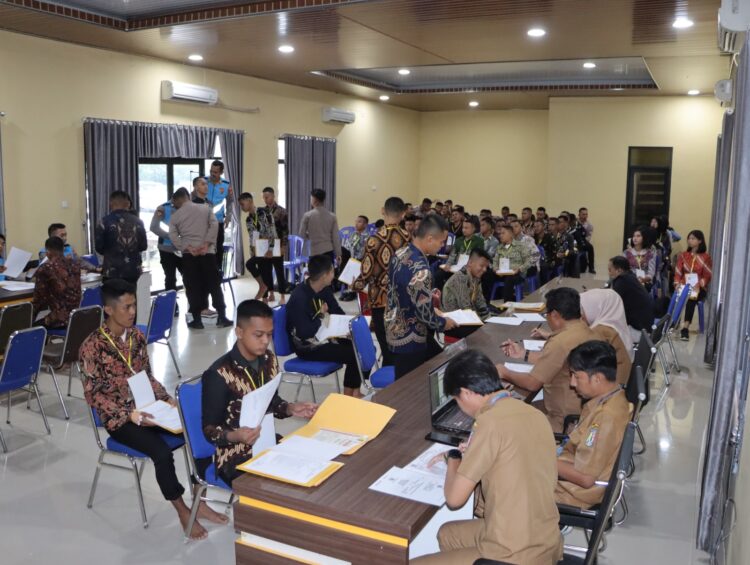 103 Peserta Ikuti Seleksi Administrasi Awal Penerimaan Polri di Polres Pringsewu
