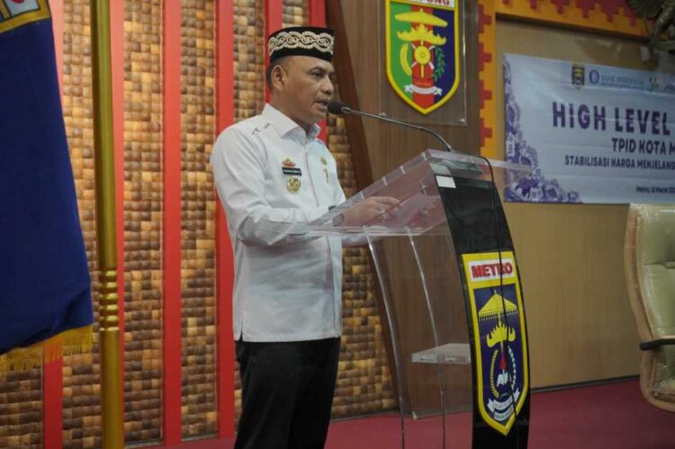 Stabilkan Harga Bapok Jelang Idul Fitri, Pemkot Metro Tingkatkan Pengawasan ke Pedagang