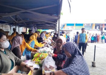 Stabilkan Harga Bapok Jelang Lebaran, Pemkot Metro Gelar Pasar Murah