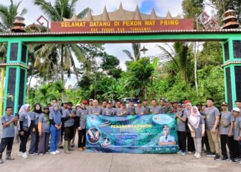 Pemkab Tanggamus featuring PLTP Ulubelu Tanam 172 Alpukat dan 128 Pala di Pekon Way Pring