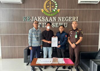 Penyidik Kejari Pringsewu Kembali Terima Titipan Pengembalian Kerugian Negara, Rp 80.000.000 Oleh penyedia dalam Perkara Dugaan Korupsi Dana Hibah LPTQ Tahun 2022