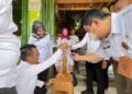 Cegah Kecurangan, Polres dan Koperindag Pringsewu Lakukan Monitoring Distribusi dan Harga Sembako di Pasar Sarinongko