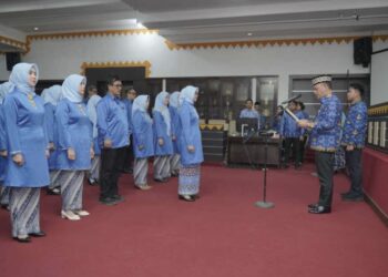 Kukuhkan Kepengurusan Dekranasda, Walikota Metro Ajak Bersinergi Bangkitkan Industri Kerajinan Lokal