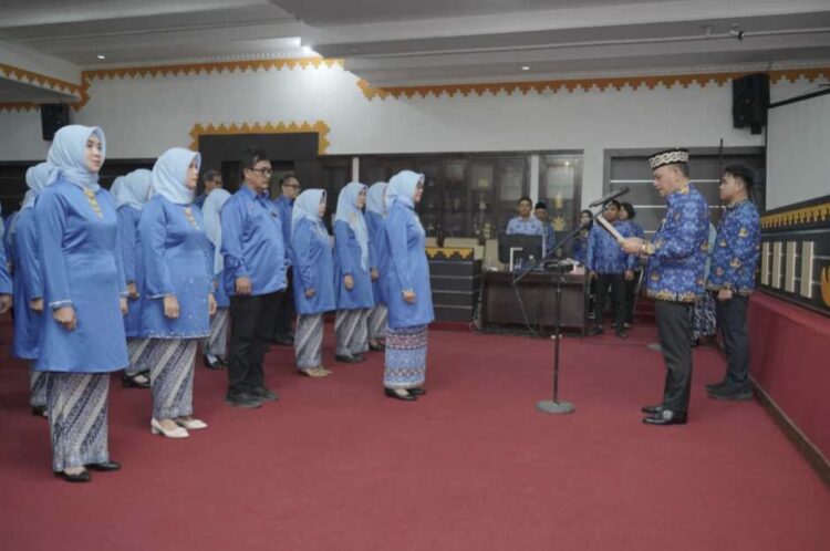 Kukuhkan Kepengurusan Dekranasda, Walikota Metro Ajak Bersinergi Bangkitkan Industri Kerajinan Lokal
