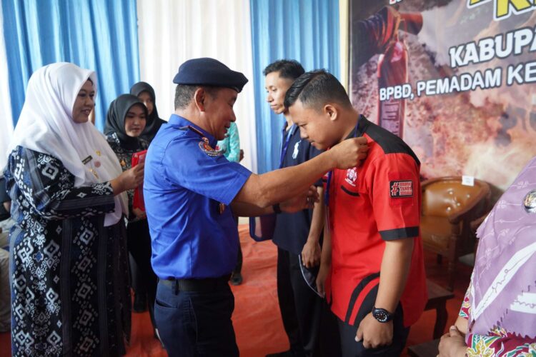 BPBD Pemkab Pringsewu Bentuk Relawan Pemadam Kebakaran