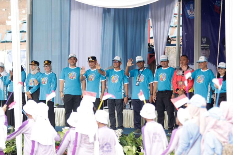 Ribuan Pelajar SD hingga SMP di Metro Penuhi Ikuti Kegiatan Porseni