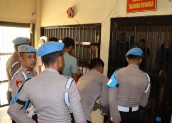 Razia Gabungan Digelar di Rumah Tahanan Polres Pringsewu, Ini Tujuannya