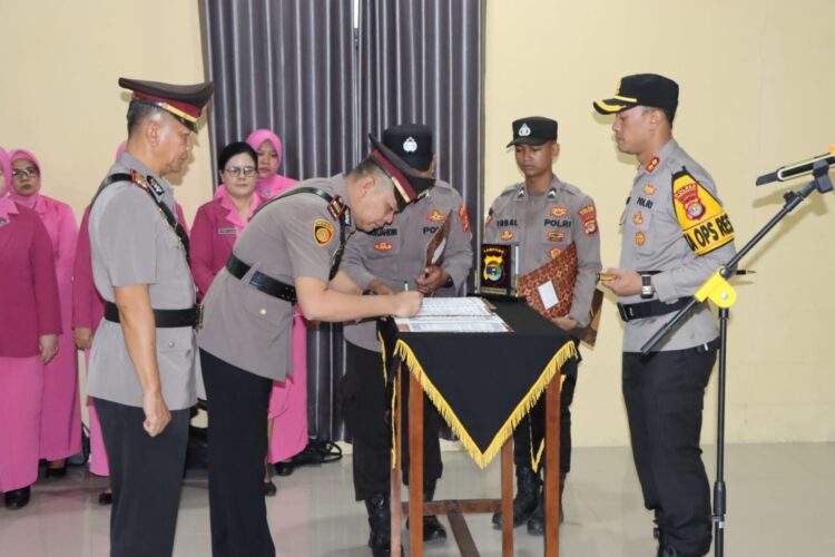 Upacara Sertijab di Polres Pringsewu: Enam Jabatan Strategis Berganti