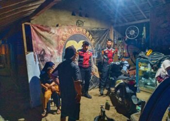 Cegah Premanisme dan Kriminalitas, Polisi Sisir Titik Rawan di Pringsewu
