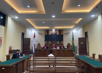 SIDANG PERDANA DUGAAN KORUPSI DANA HIBAH LPTQ PRINGSEWU TAHUN 2022 DIGELAR DI PENGADILAN TIPIKOR TANJUNG KARANG