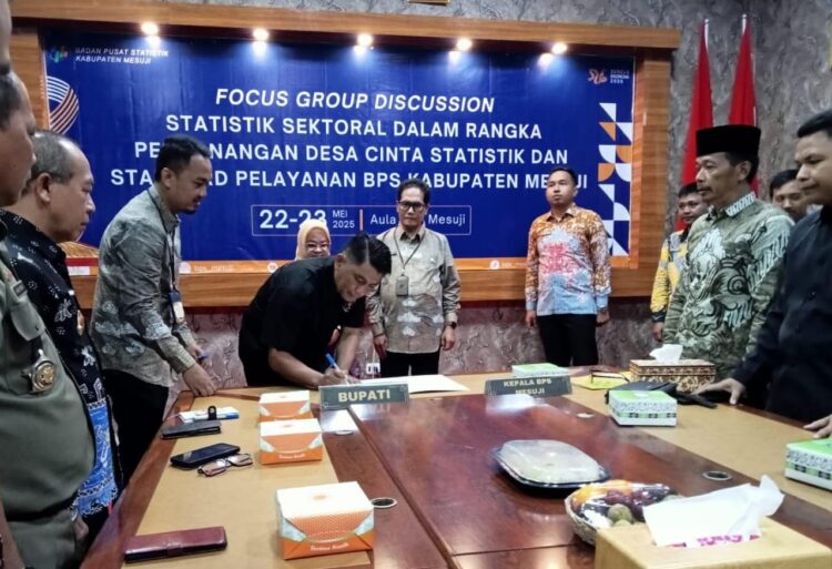 Gelar FGD, BPS Mesuji Canangkan Program Desa Cantik