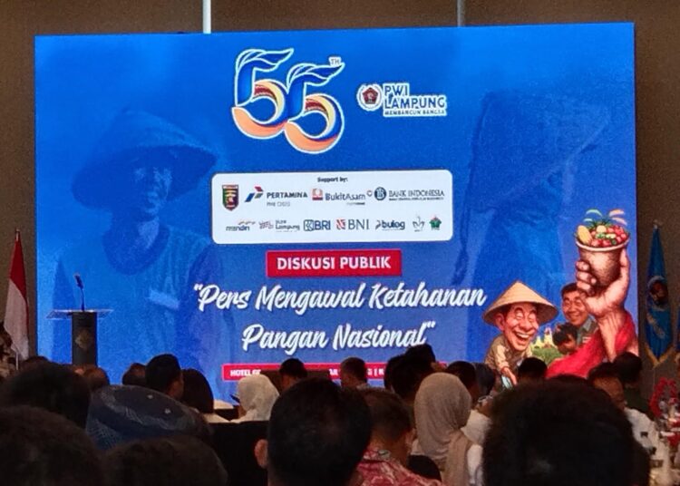 HUT ke-55 PWI Lampung, Pemprov Dukung Ketahanan Pangan dan Kolaborasi Dengan Media