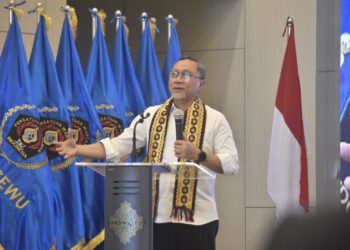 Hadiri HUT PWI Lampung, Menko Zulhas: Pers Sahabat Pemerintah!