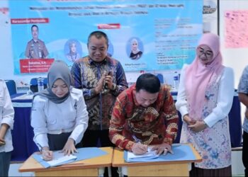 Kembangkan Dunia Pendidikan Di Lampura, Sukatno Jalin Kerjasama Dengan Yayasan AMURT Indonesia