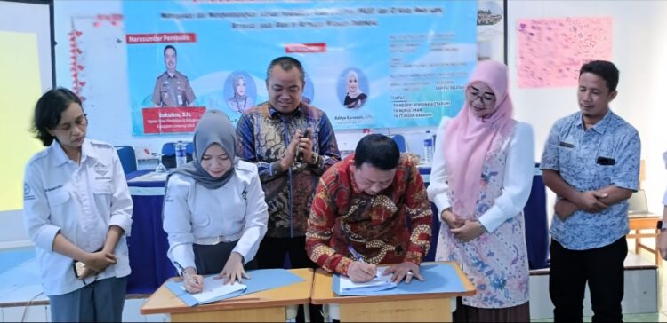 Kembangkan Dunia Pendidikan Di Lampura, Sukatno Jalin Kerjasama Dengan Yayasan AMURT Indonesia