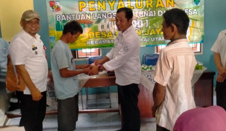 Pemdes Ogan Jaya, Salurkan BLT DD Tahap Pertama 2025 