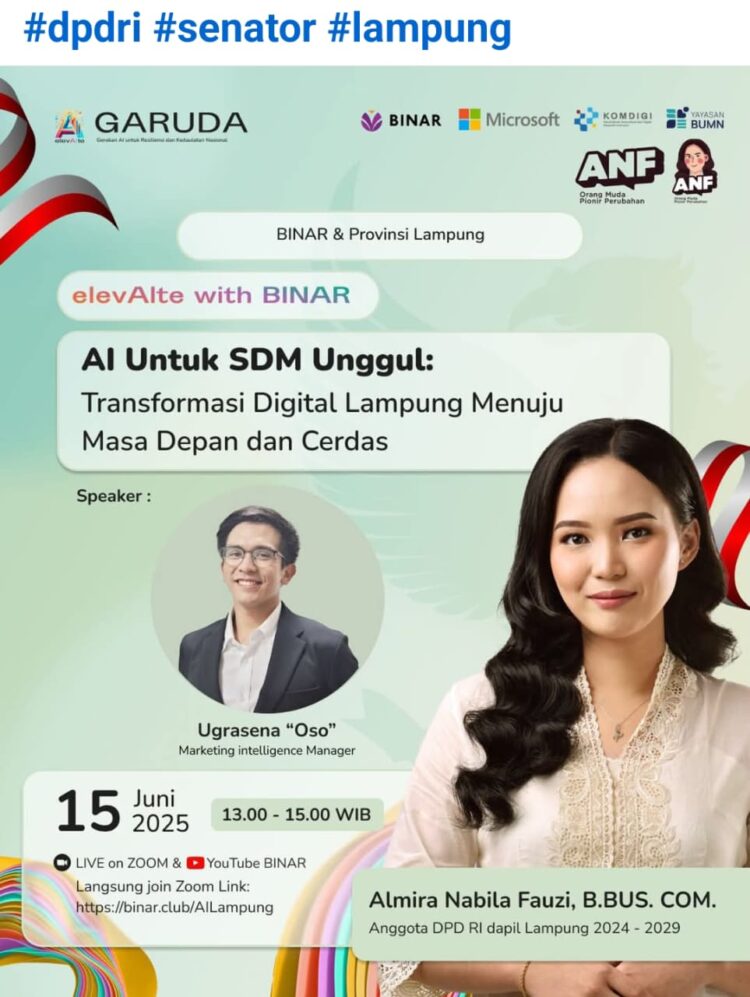 Transformasi Digital Lampung Menuju Masa Depan dan Cerdas Untuk Seluruh Masyarakat.