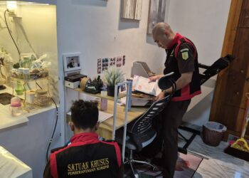 Penyidik Kejari Pringsewu Kembali Lakukan Penggeledahan Terkait Penyidikan Perkara Dugaan Korupsi Bimtek Aparatur Desa Kabupaten Pringsewu Tahun 2024