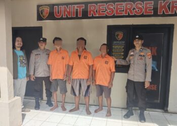 Polsek Gadingrejo Grebek Judi di Pos Ronda, 3 Pelaku Diamankan