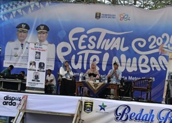 Perkuat Budaya Literasi di Kota Metro, Dispusarda Bedah Buku Bersama Pelajar dan Mahasiswa