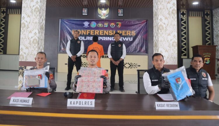 Polres Pringsewu Tahan Kepala Pekon, Diduga Salahgunakan Dana Desa untuk Kepentingan Pribadi