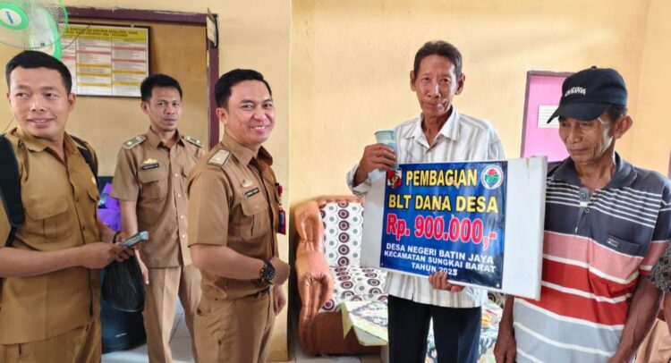 Pemdes  Negeri Batin Jaya, Salurkan BLT DD Tahap 2 Tahun 2025