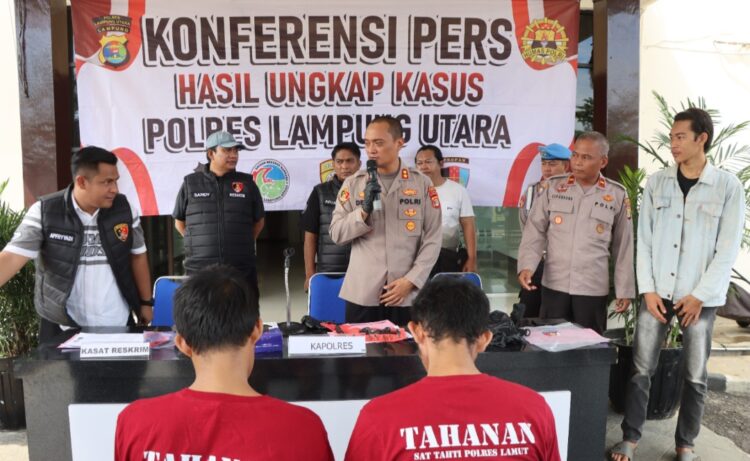 Spesialis, Pencuri Mobil Dan Motor Di Lampura Di Tangkap Polisi