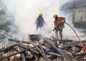 Ditinggal Bekerja Rumah Warga Yosodadi Ludes Dilalap Si Jago Merah