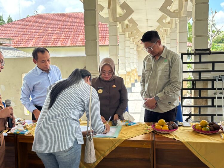 Kakan BPN Mesuji, Saksikan Kesepakatan Damai dan Pembayaran Ganti Rugi Tanah oleh PT BMNI di Desa Labuhan Permai