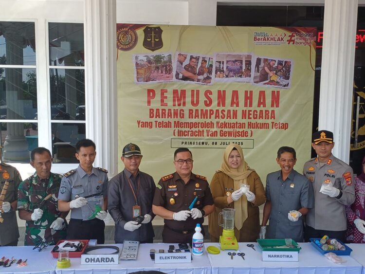 Pemusnaan Barang Rampasan Negara Yang Telah Memperoleh Kekuatan Hukum Tetap (incracht van gewijsde).