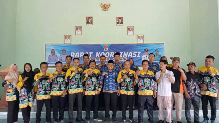 Perkuat Sinergitas Kecamatan Mesuji Gelar Rakor