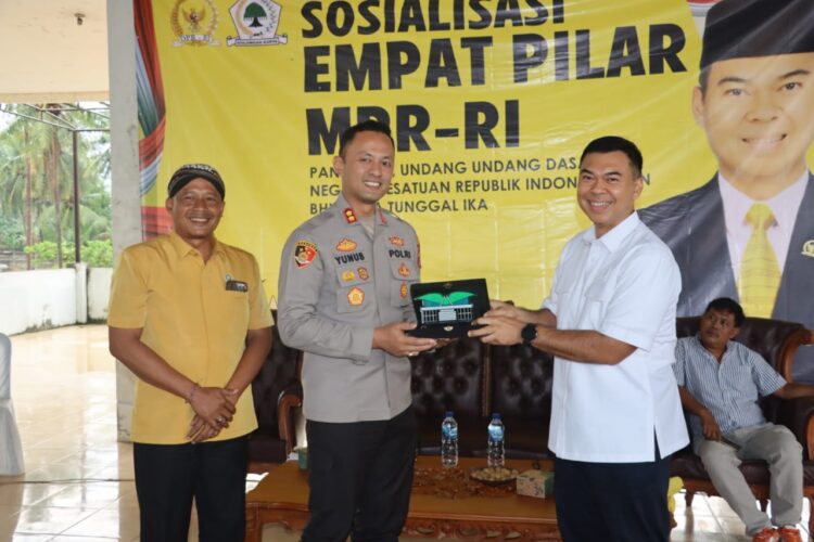 Kolaborasi Polri dan DPR RI, Edukasi Kebangsaan Sentuh Masyarakat Lintas Agama di Pringsewu