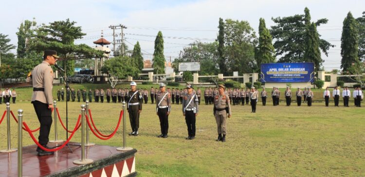 Polres Lampura Gelar Ops Patuh Krakatau 2025.