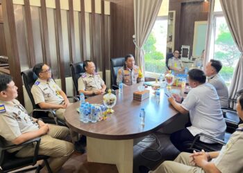 Perkuat Sinergitas, Kakan ATR/BPN Jalin Silaturahmi dan Koordinasi Dengan Kapolres Mesuji