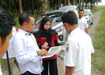 Pemkab dan BPN Mesuji Lakukan Pengukuran Lahan Calon Sekolah Unggulan Garuda