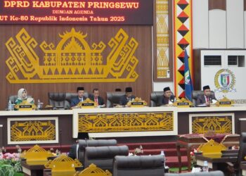 Bupati dan DPRD Pringsewu Teken Nota Kesepakatan KUA-PPAS 2026 & Perubahan 2025