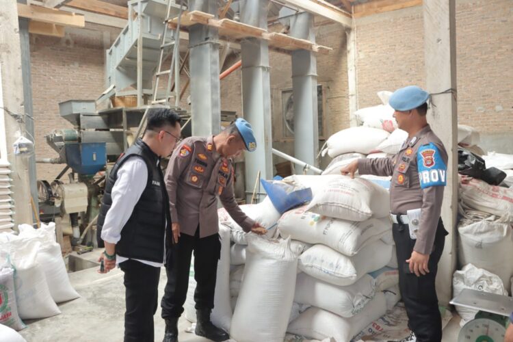 Polres Pringsewu Sidak Penggilingan Padi, Pastikan Beras Aman dan Bebas Oplosan