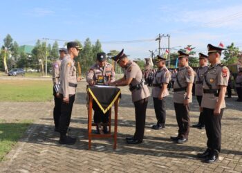 Tiga Pejabat Utama Polres Pringsewu Dimutasi, Kapolres Beri Pesan Khusus