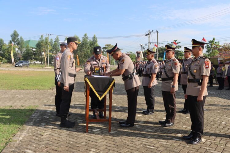Tiga Pejabat Utama Polres Pringsewu Dimutasi, Kapolres Beri Pesan Khusus