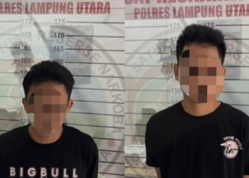 Dua Pelaku Pengedar Sabu Di Lampung Utara, Ditangkap Polisi