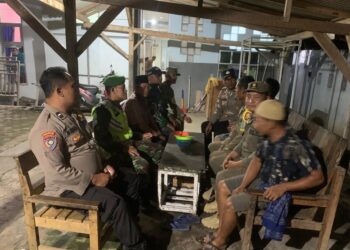 Polsek Pardasuka Bersama TNI dan Satpol-PP Gelar Patroli Gabungan Jaga Keamanan Wilayah