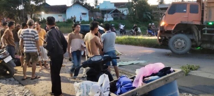 Truk Fuso Mundur di Tanjakan Podosari, Seorang Ibu Tewas Tergilas