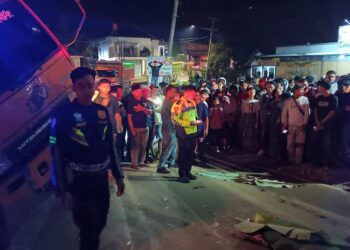 Truk Fuso Mundur di Tanjakan, Istri Tewas Suami Luka-Luka di Pringsewu