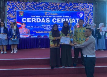 SMAN 1 Gadingrejo Juara Lomba Cerdas Cermat Lalu Lintas Satlantas Pringsewu